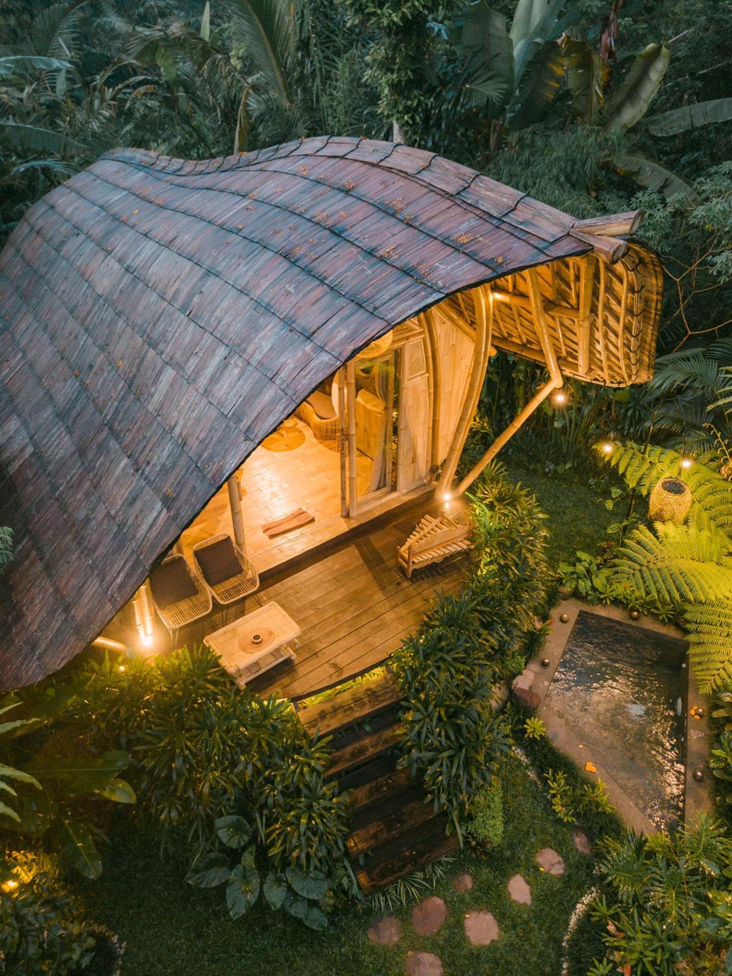 Arcada Bali Bamboo House Villa Sidemen  Dış mekan fotoğraf