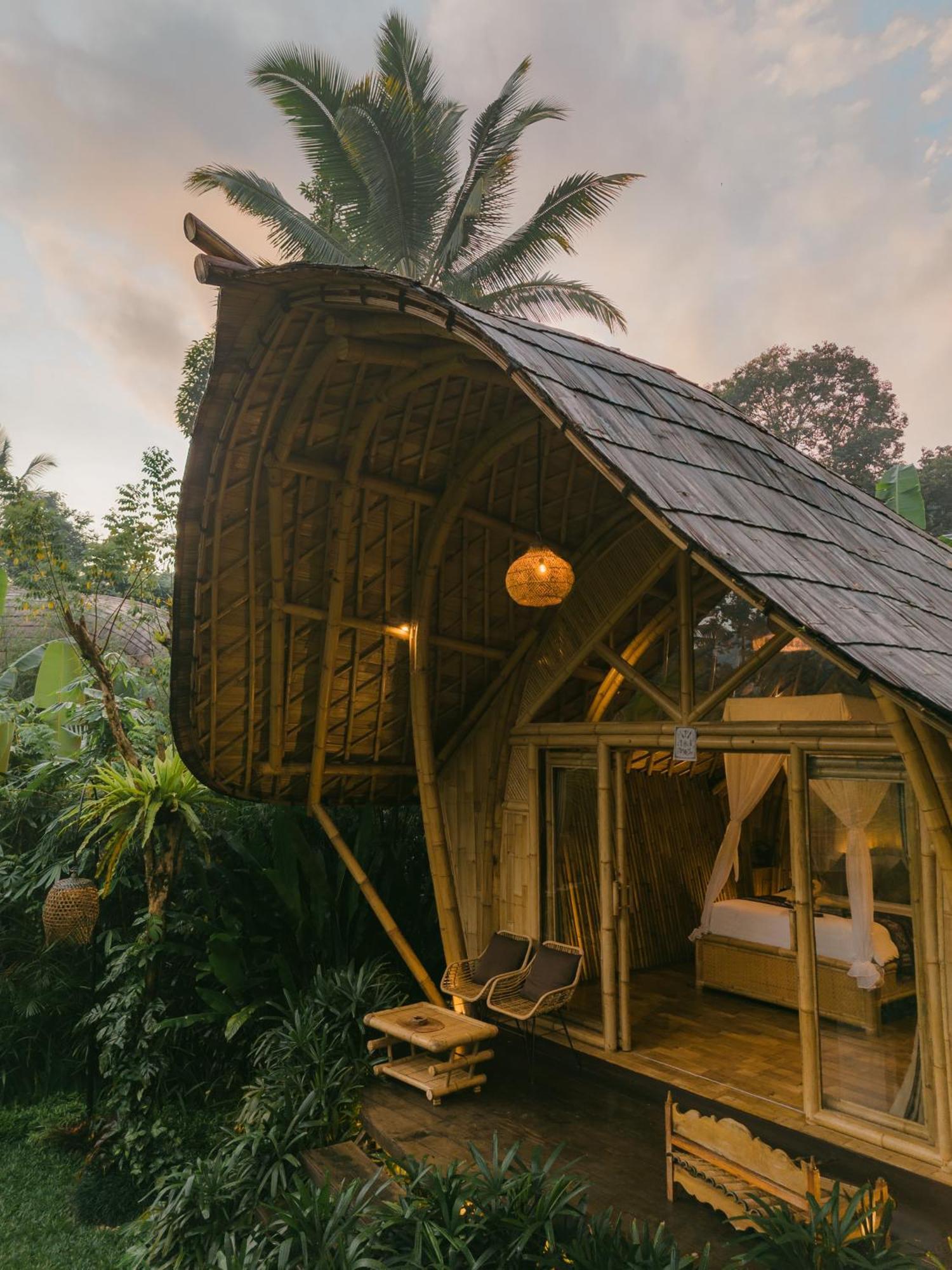 Arcada Bali Bamboo House Villa Sidemen  Dış mekan fotoğraf