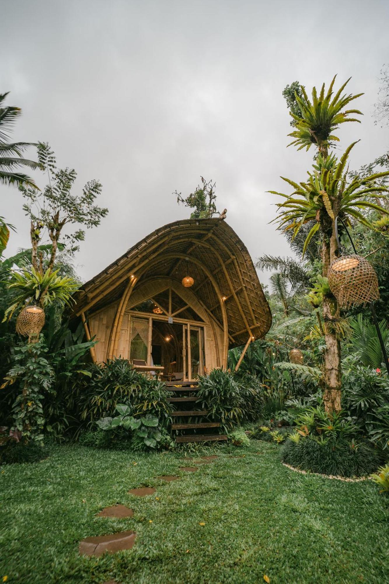 Arcada Bali Bamboo House Villa Sidemen  Dış mekan fotoğraf