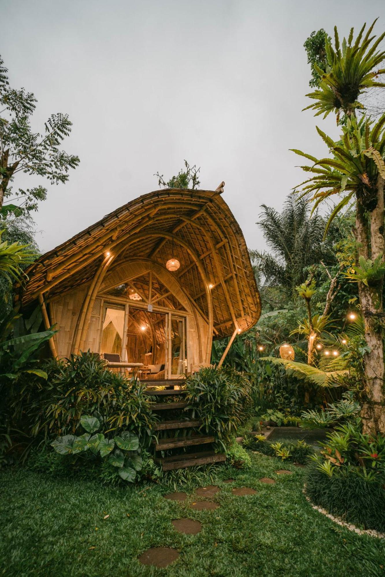 Arcada Bali Bamboo House Villa Sidemen  Dış mekan fotoğraf