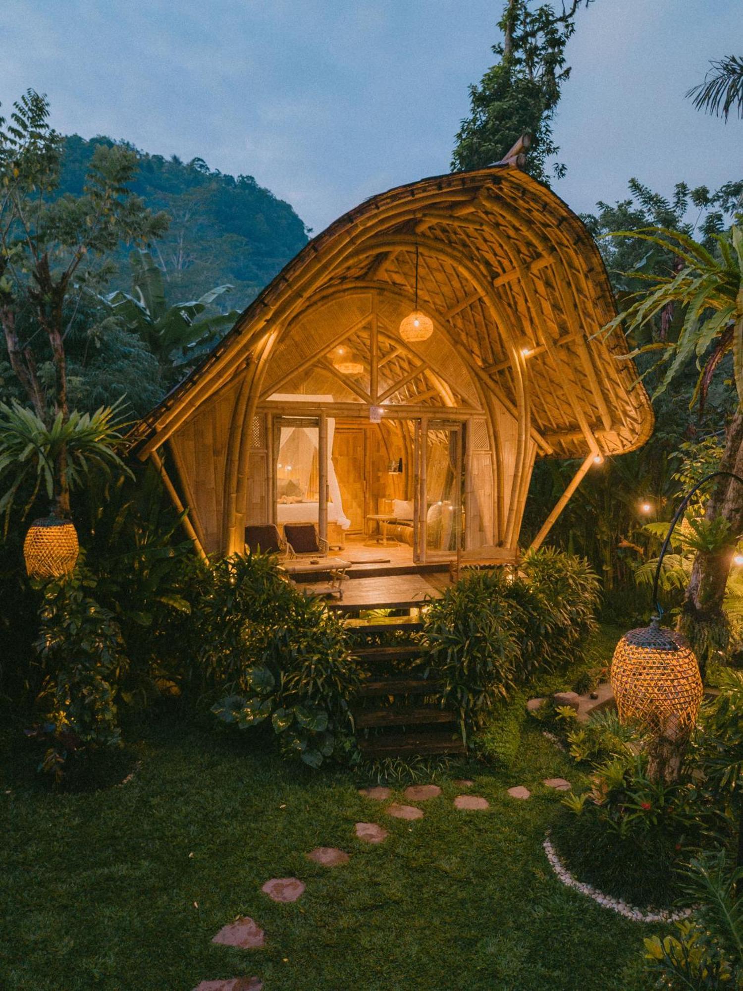 Arcada Bali Bamboo House Villa Sidemen  Dış mekan fotoğraf