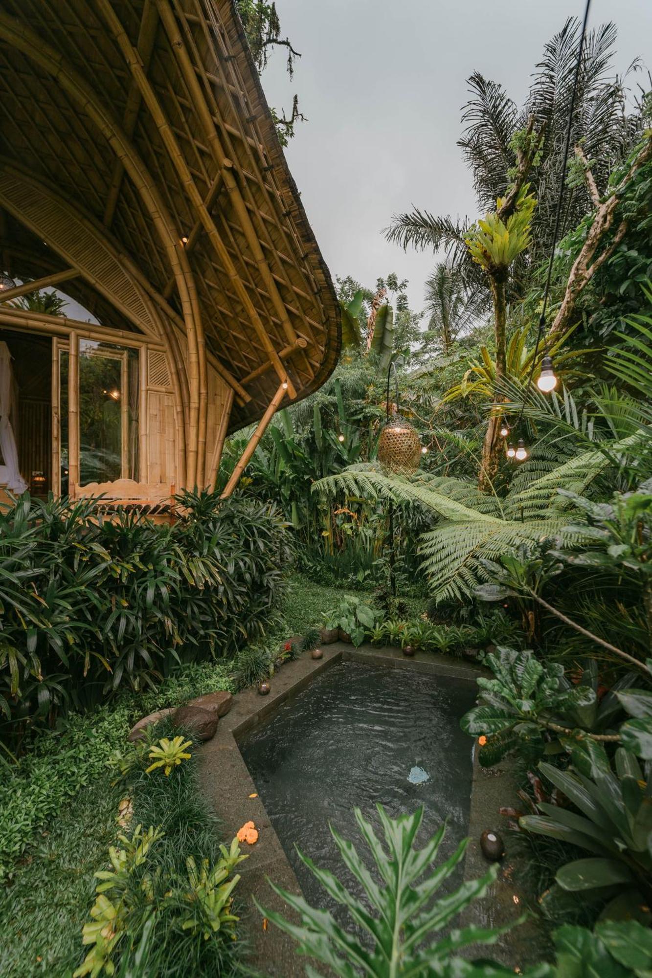 Arcada Bali Bamboo House Villa Sidemen  Dış mekan fotoğraf